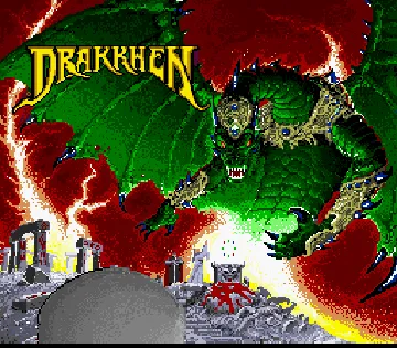 Drakkhen (USA) screen shot title